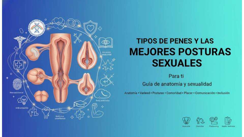 Tipos de penes y las mejores posturas sexuales para ti